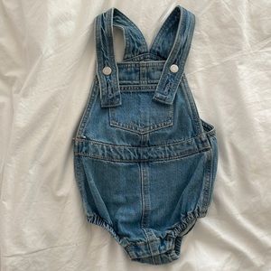 Jean overall onesie